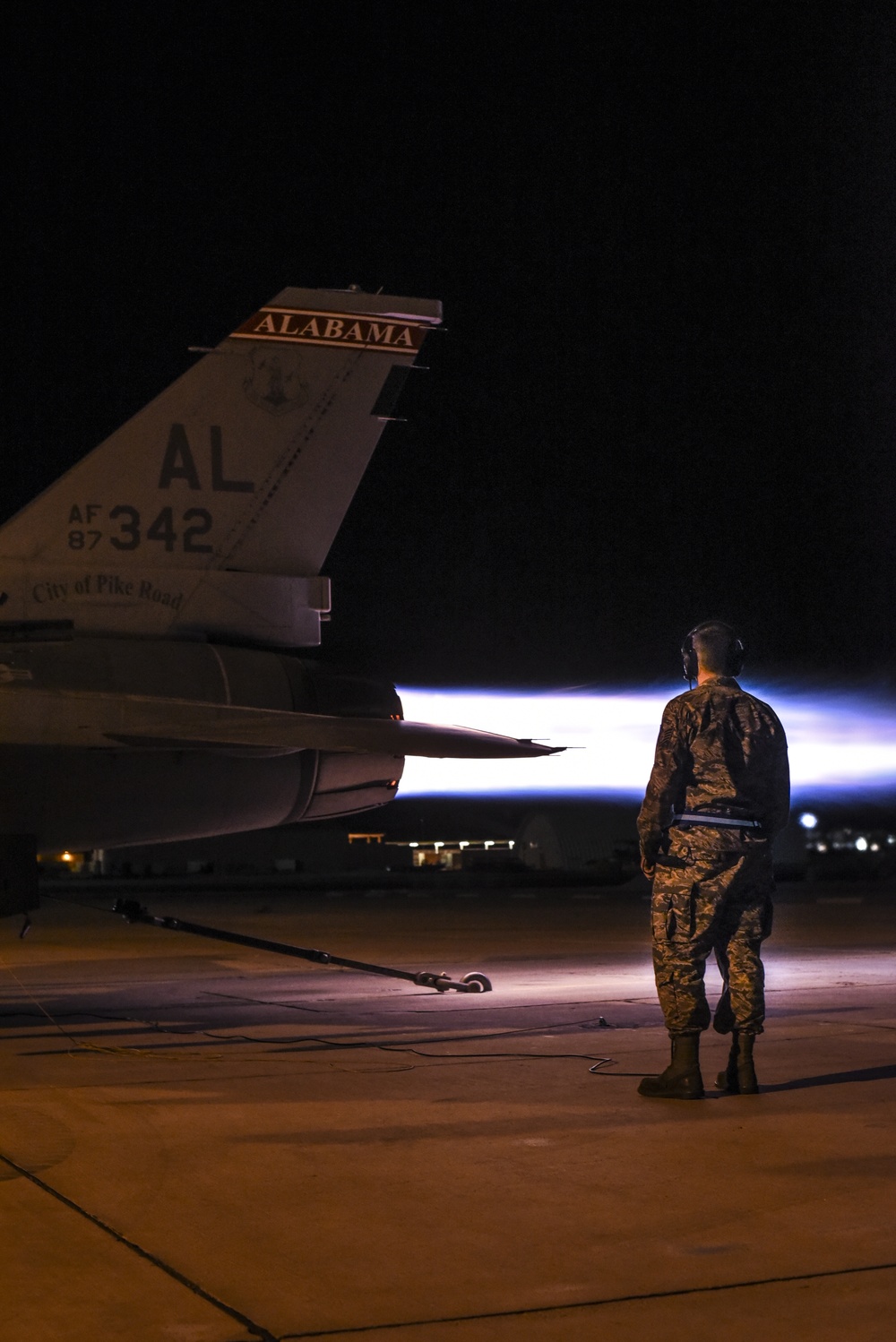 187th Fighter Wing maintainers during Red Flag 17-2