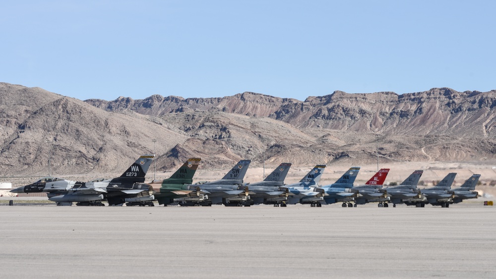 187th Fighter Wing Red tails show at Red Flag 17-2