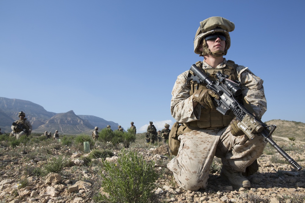 Together As One: U.S. Marines and Spanish SOF conduct MOUT exercise