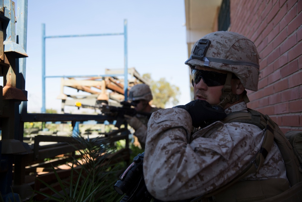 Together As One: U.S. Marines and Spanish SOF conduct MOUT exercise