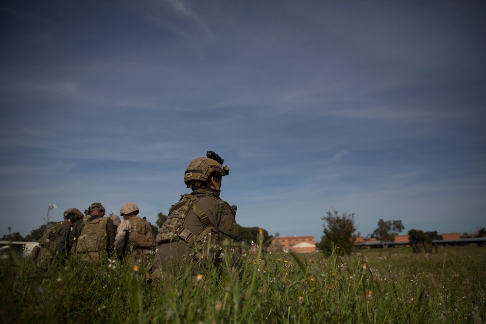 Together As One: U.S. Marines and Spanish SOF conduct MOUT exercise