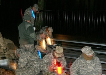 Night Land Navigation Using Chem-Lights