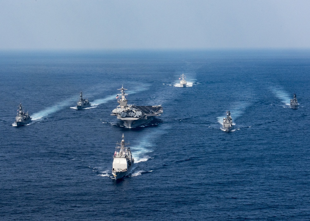 U.S.-Japan naval formation