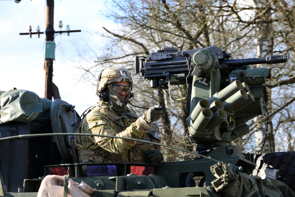 2nd Cavalry Regiment Battle Group arrived in Orzysz