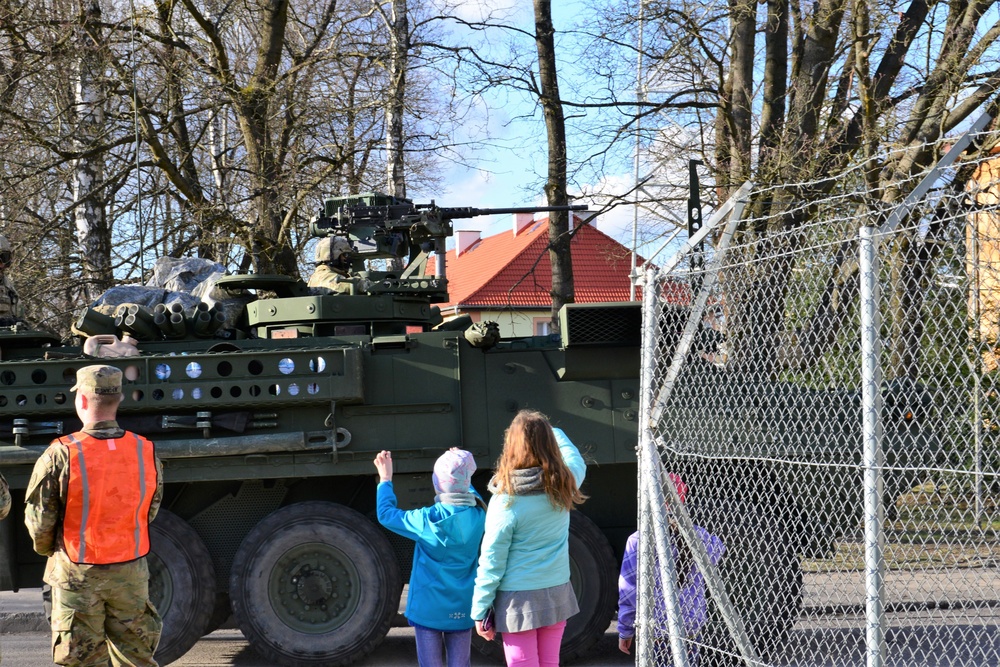 2nd Cavalry Regiment Battle Group arrived in Orzysz