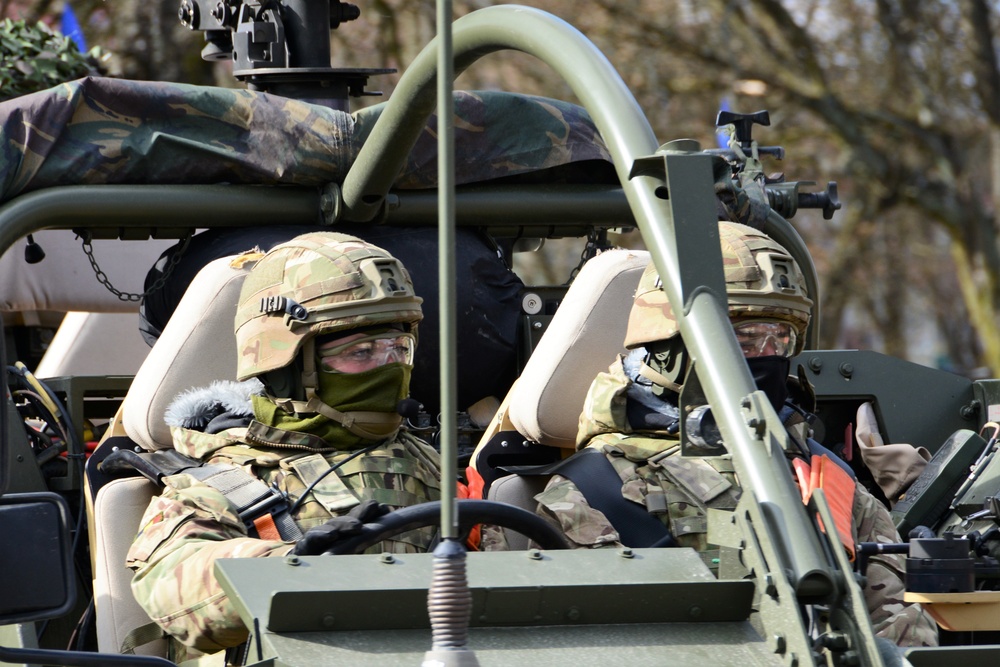 2nd Cavalry Regiment Battle Group arrived in Orzysz Poland