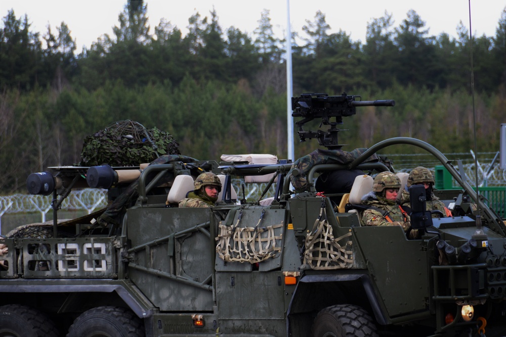 2nd Cavalry Regiment Battle Group arrived in Orzysz Poland