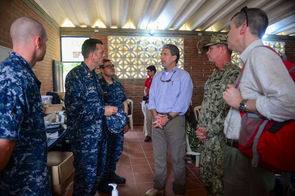 U.S. Ambassador to Colombia Tours CP-17 Medical Site