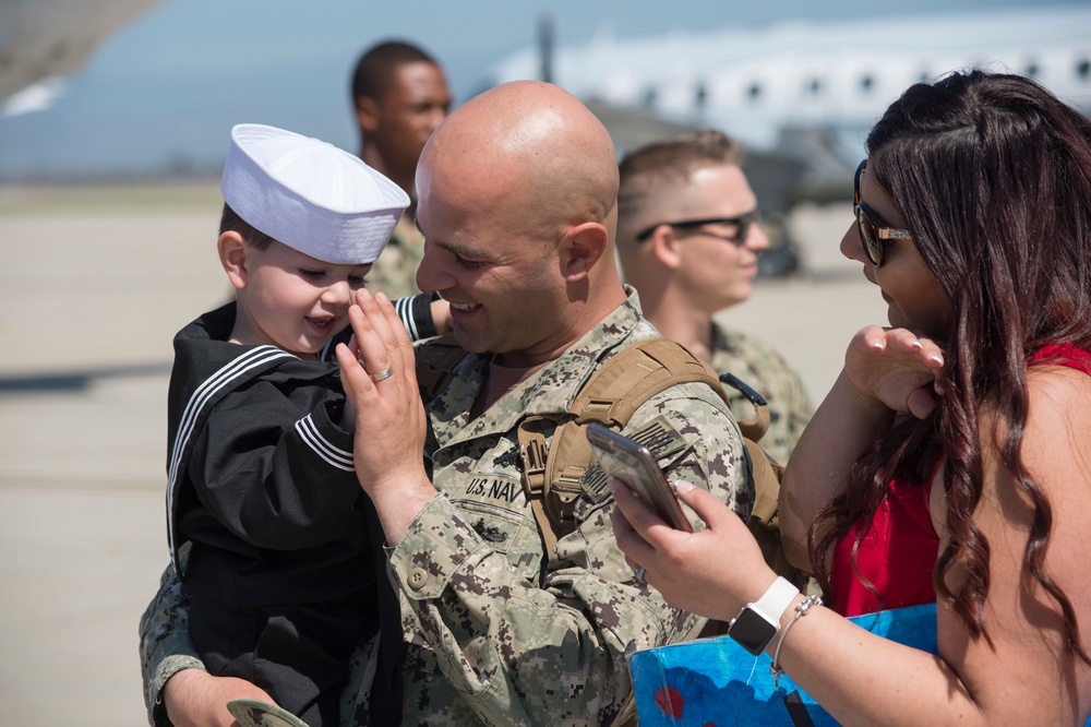 NMCB 5 Returns from Deployment