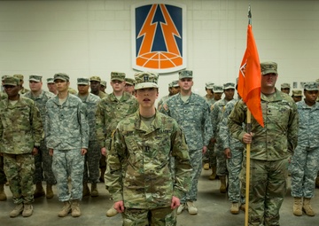 Taking command of the 335th HHC