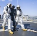 USS Shoup (DDG 86) Conducts Crash and Salvage Drill During COMPTUEX