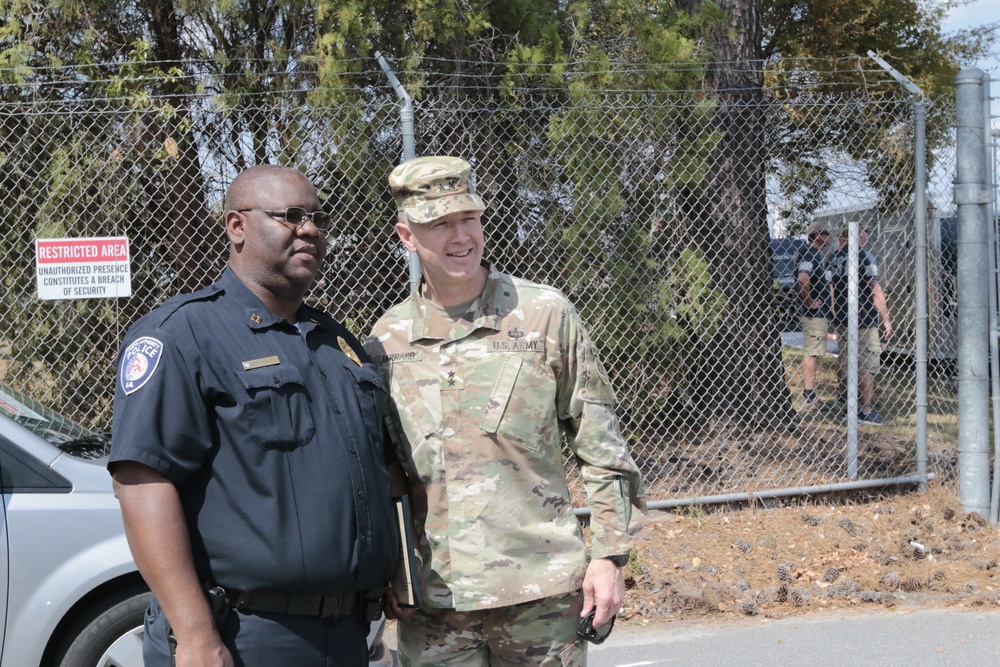 General Greets Captain