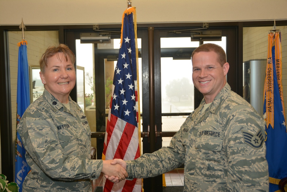 Member joins wing inspection team