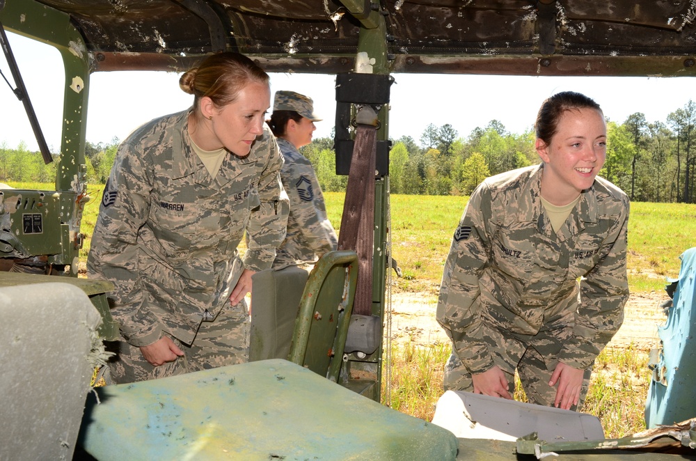 172d AW Members Tour Camp Shelby Air to Ground Range