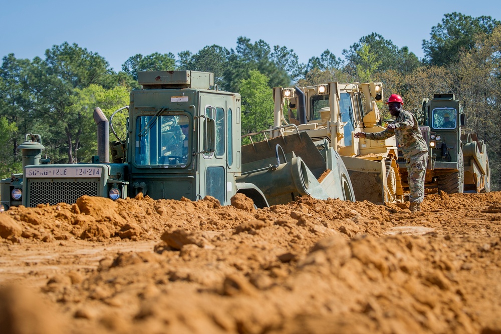 South Carolina Guard trains Soldiers to operate heavy equipment South Carolina Guard trains Soldiers to operate heavy equipment