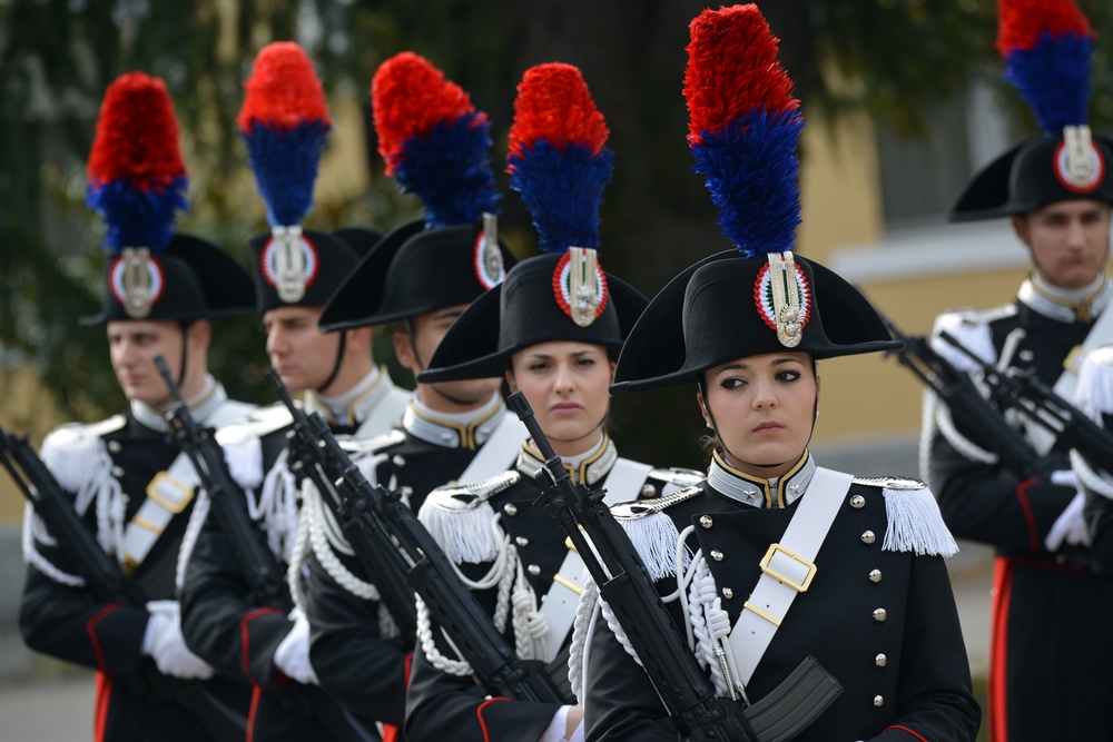 His Royal Highness Prince Charles, Prince of Wales visits at Center of Excellence for Stability Police Units (CoESPU) Vicenza, Italy
