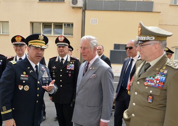 His Royal Highness Prince Charles, Prince of Wales visits at Center of Excellence for Stability Police Units (CoESPU) Vicenza, Italy