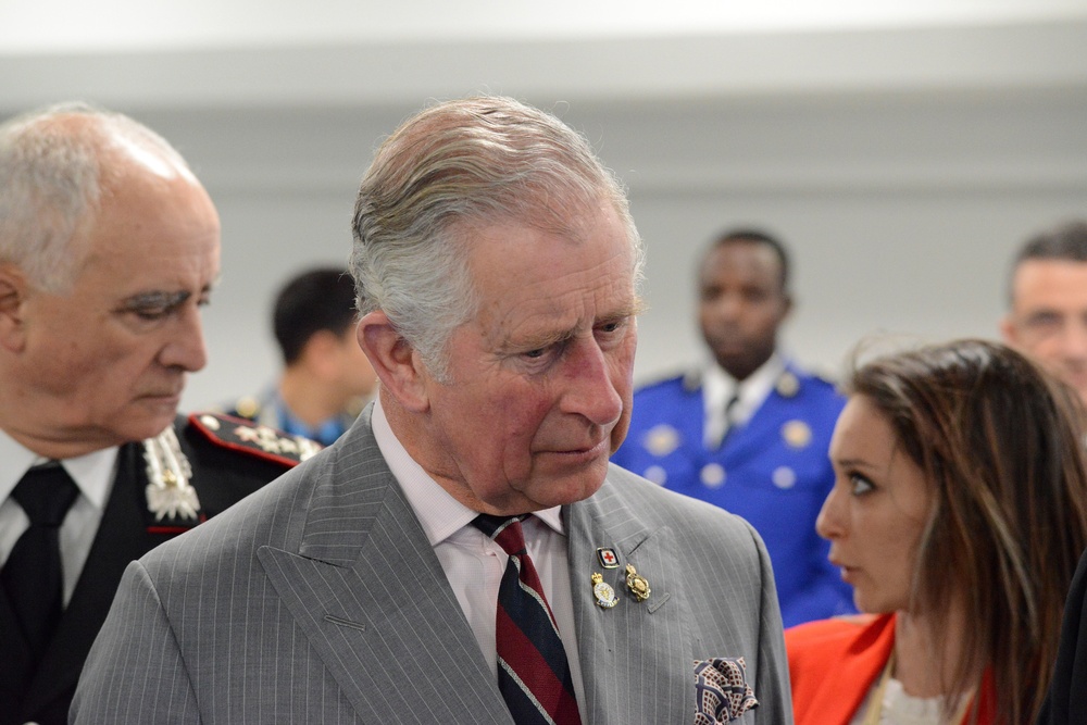His Royal Highness Prince Charles, Prince of Wales visits at Center of Excellence for Stability Police Units (CoESPU) Vicenza, Italy