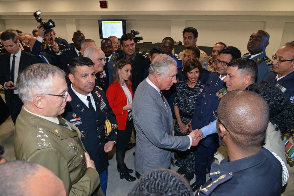 His Royal Highness Prince Charles, Prince of Wales visits at Center of Excellence for Stability Police Units (CoESPU) Vicenza, Italy