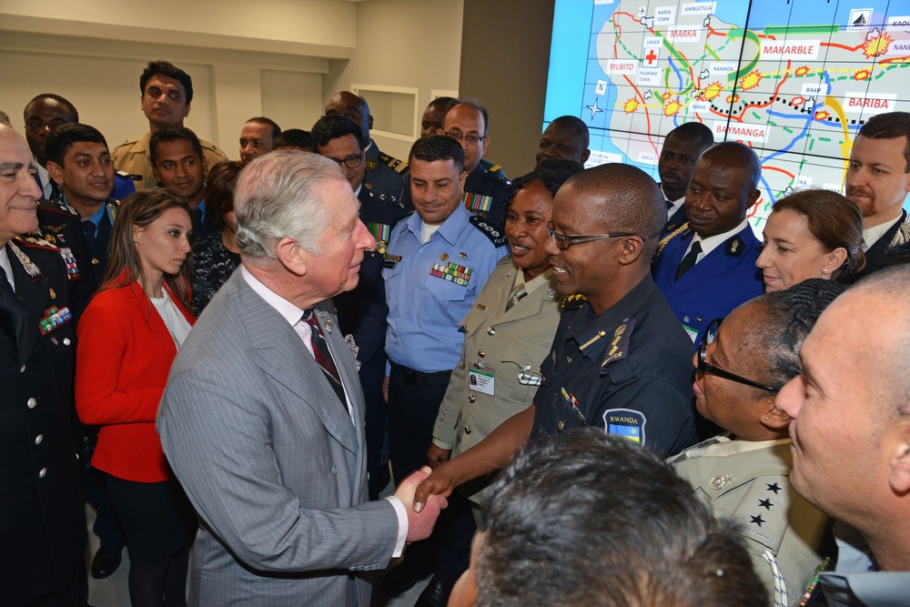 His Royal Highness Prince Charles, Prince of Wales visits at Center of Excellence for Stability Police Units (CoESPU) Vicenza, Italy