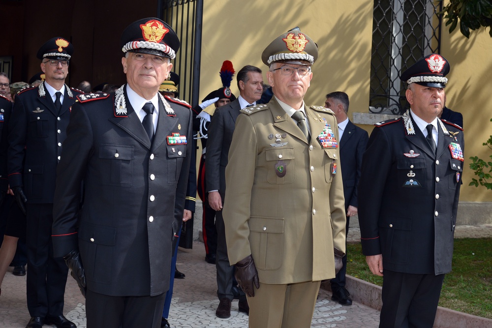 His Royal Highness Prince Charles, Prince of Wales visits at Center of Excellence for Stability Police Units (CoESPU) Vicenza, Italy