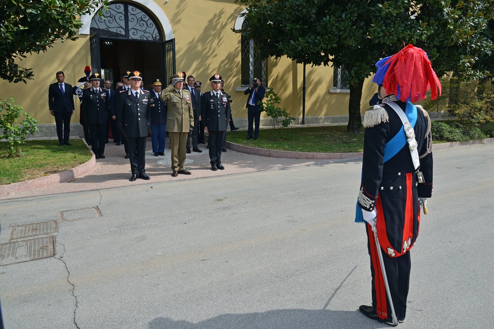 His Royal Highness Prince Charles, Prince of Wales visits at Center of Excellence for Stability Police Units (CoESPU) Vicenza, Italy