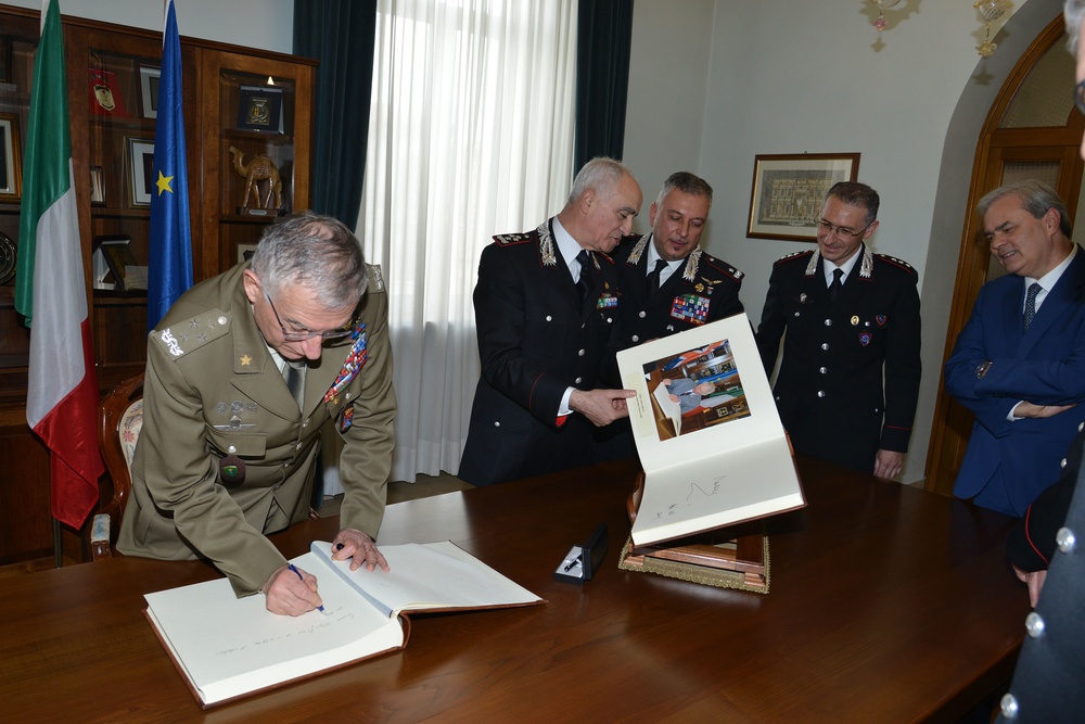 His Royal Highness Prince Charles, Prince of Wales visits at Center of Excellence for Stability Police Units (CoESPU) Vicenza, Italy