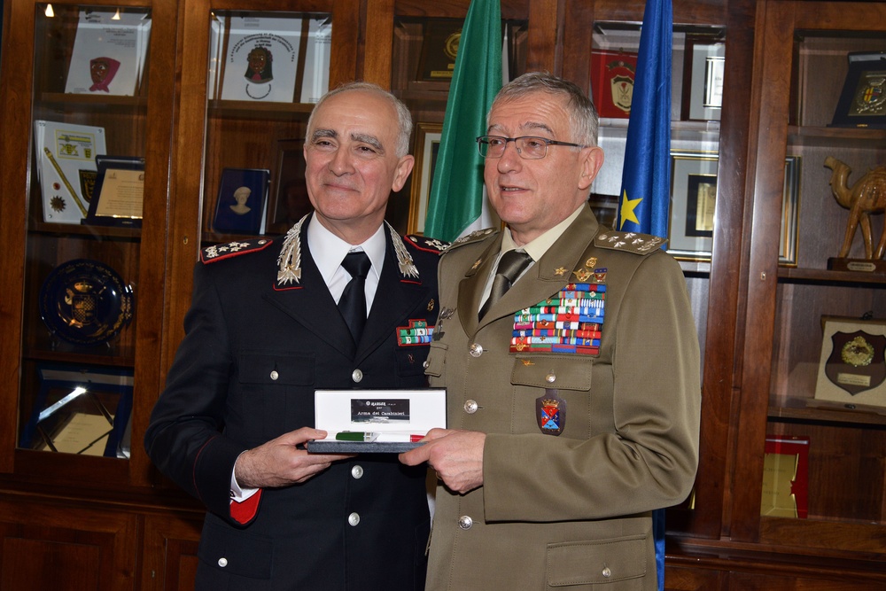 The Royal Highness Prince Charles, Prince of Wales visits at Center of Excellence for Stability Police Units (CoESPU) Vicenza, Italy