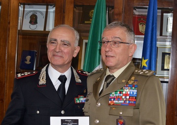 The Royal Highness Prince Charles, Prince of Wales visits at Center of Excellence for Stability Police Units (CoESPU) Vicenza, Italy