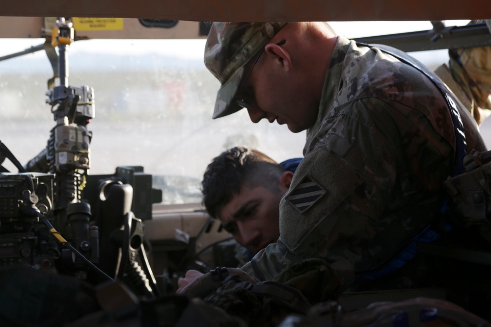 Pre Combat Check at NTC