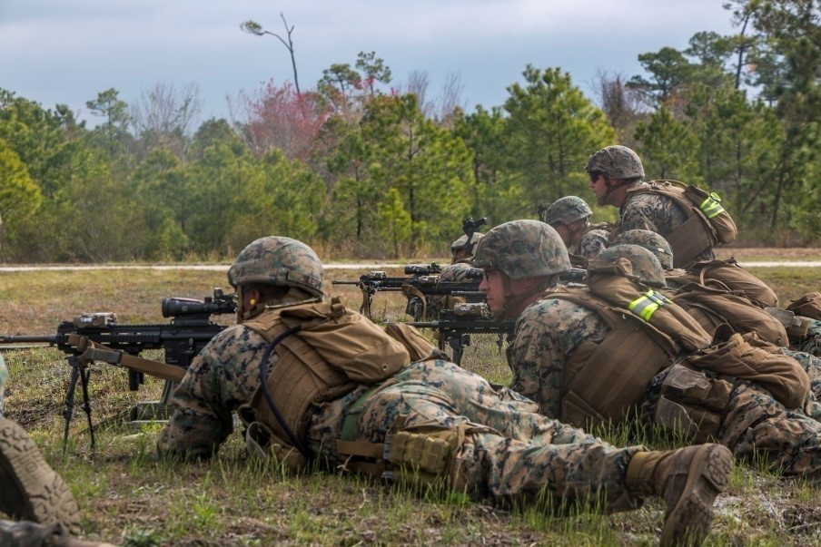 1/8 conducts live-fire range