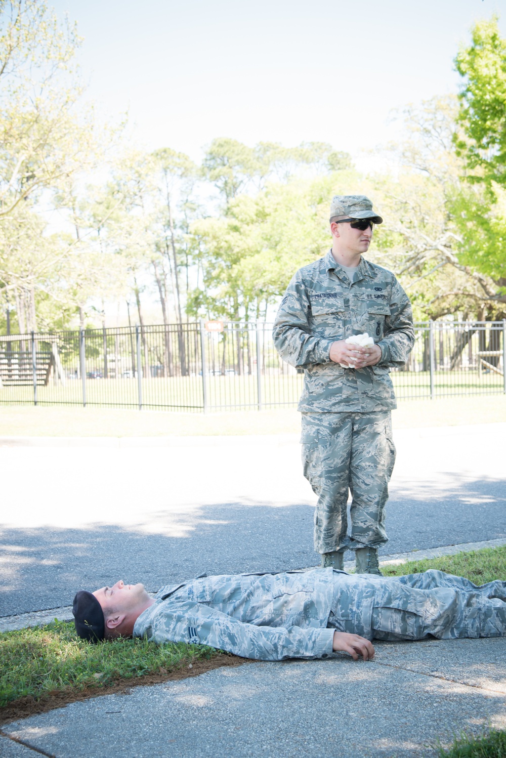 403rd SFS practices self aid, buddy care