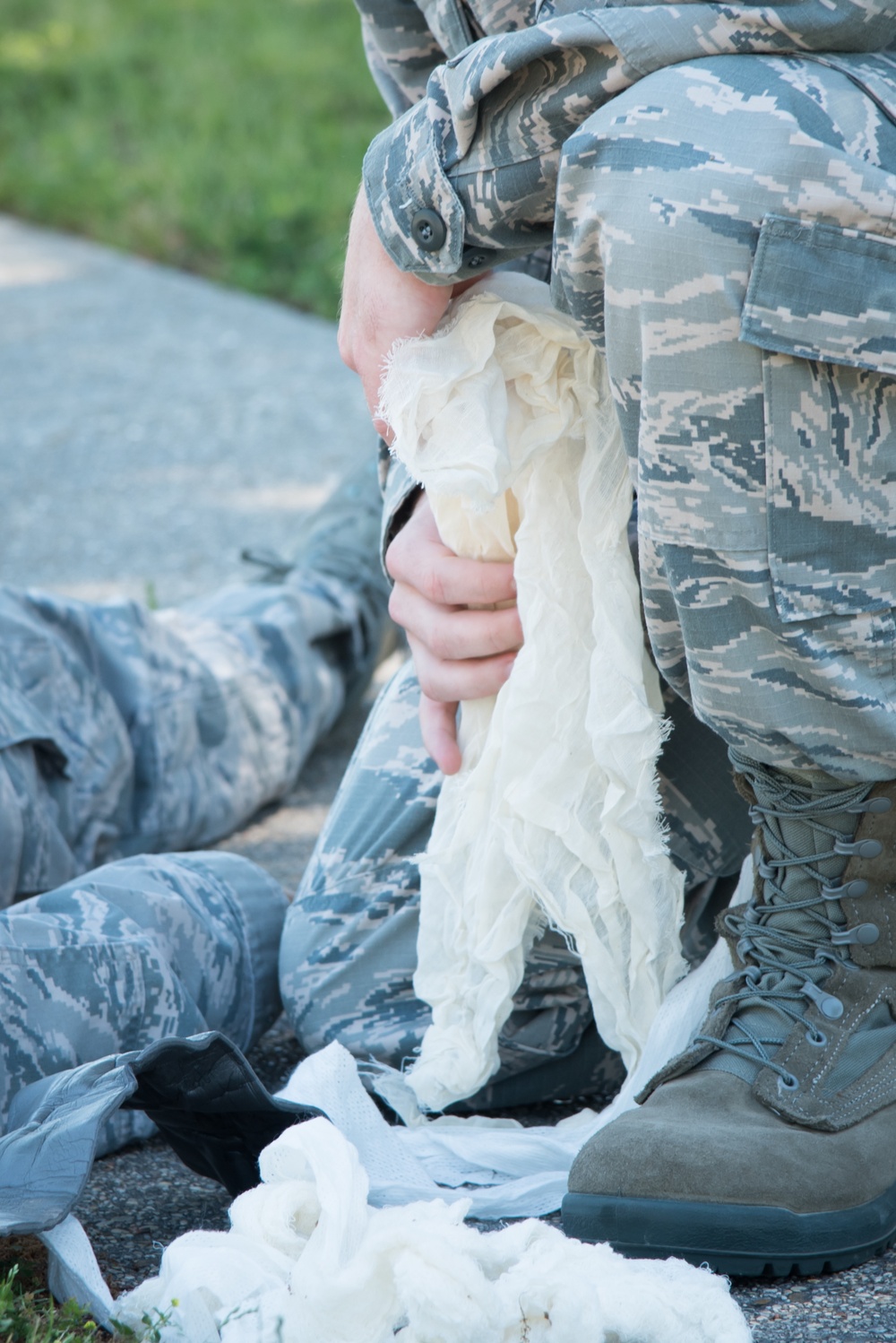 403rd SFS practices self aid, buddy care