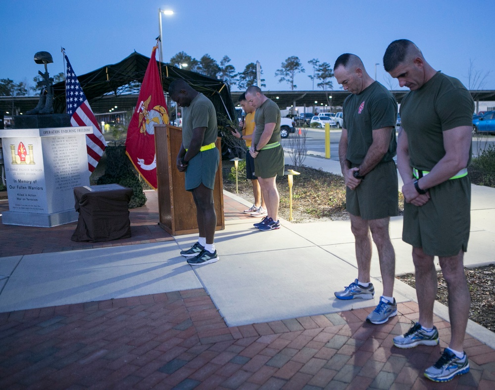 2nd Combat Engineer Battalion 50 Mile Memorial Run