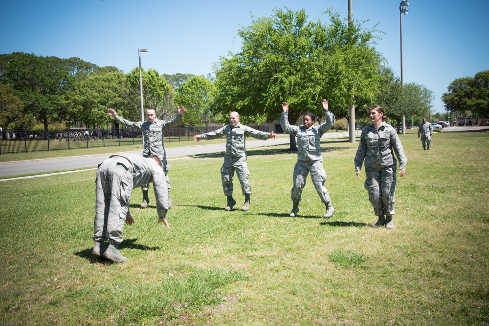 403rd SFS practices self aid, buddy care