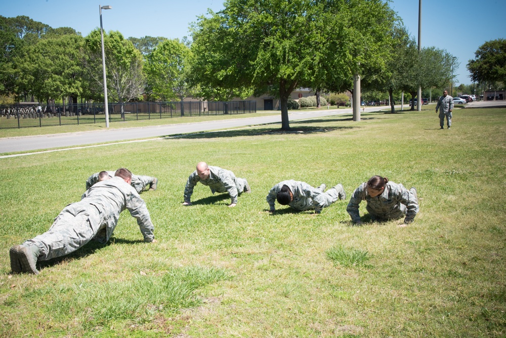 403rd SFS practices self aid, buddy care