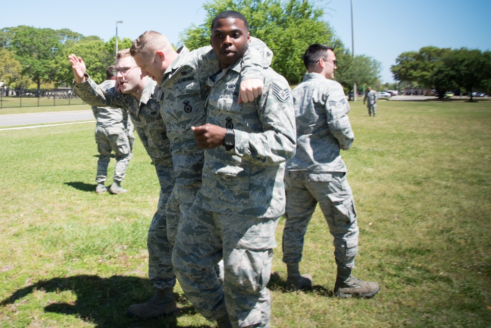 403rd SFS practices self aid, buddy care