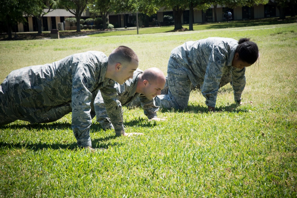 403rd SFS practices self aid, buddy care