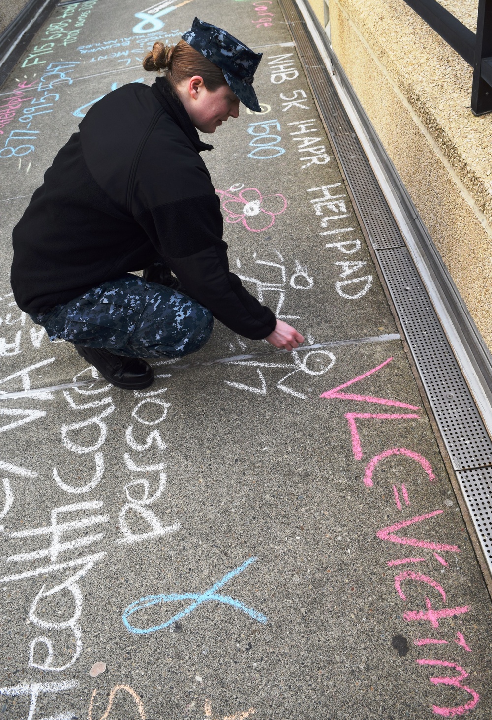 Chalk it up - Sexual Assault Awareness and Prevention at Naval Hospital Bremerton