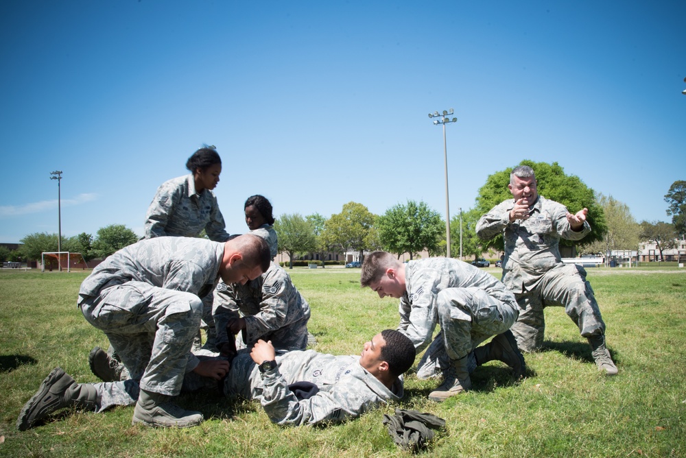 403rd SFS practices self aid, buddy care