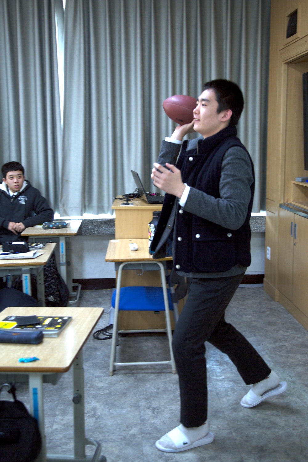 CLB-4 volunteers at Ocheon High School in South Korea