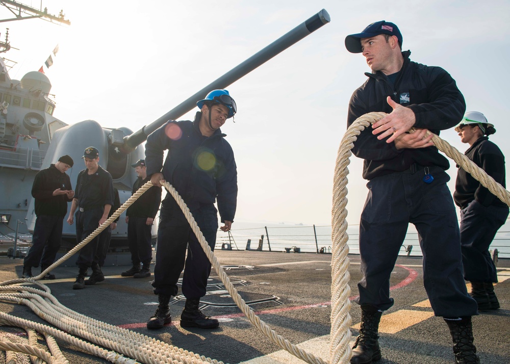 USS Barry Conducts Routine Operations