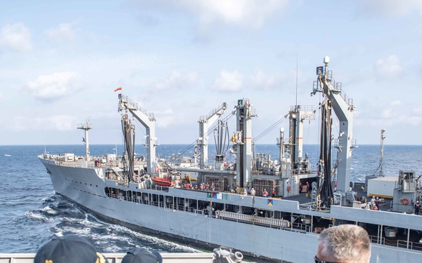 Laboon is deployed in the U.S. 5th Fleet area of operations in support of maritime security operations designed to reassure allies and partners and preserve the freedom of naviation and the free flow of commerce in the region