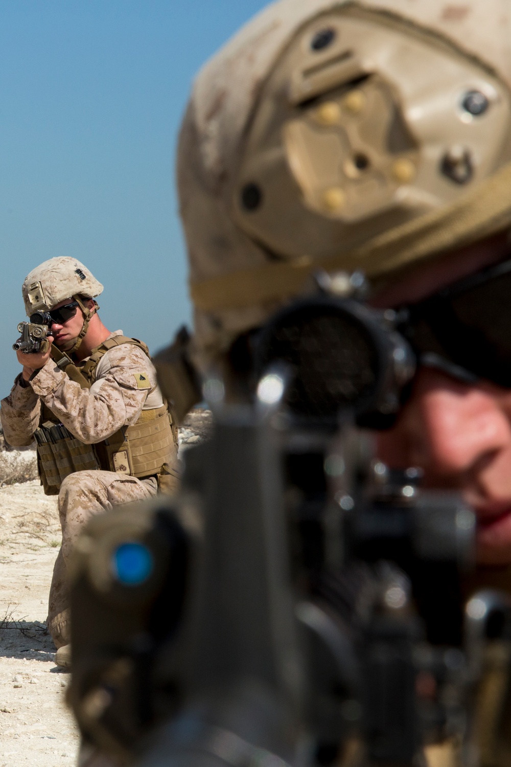 SPMAGTF-CR-CC Marines train with Royal Saudi Naval Forces Marines