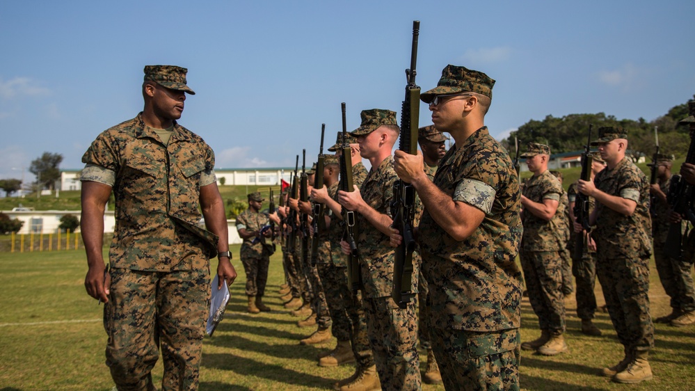 Headquarters Battalion, 3d Marine Division Drill Competition