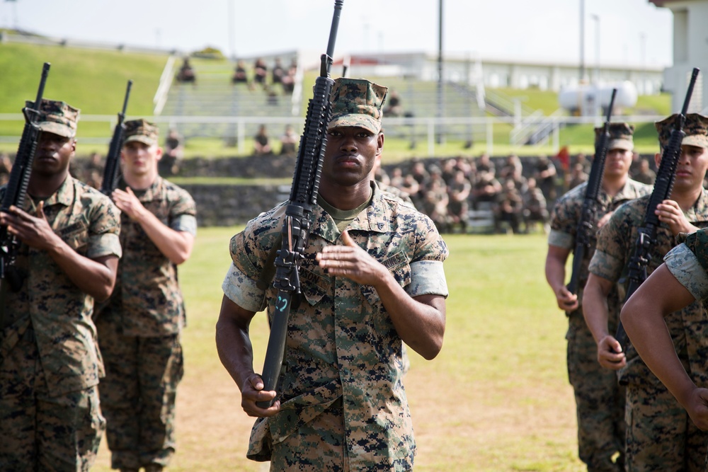 Headquarters Battalion, 3d Marine Division Drill Competition