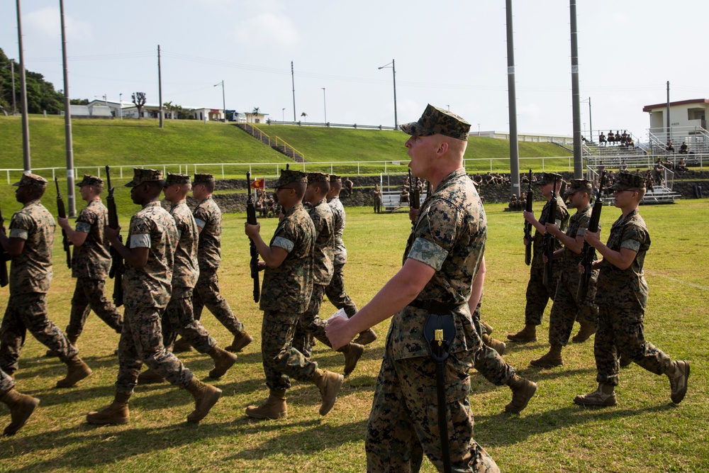 Headquarters Battalion, 3d Marine Division Drill Competition