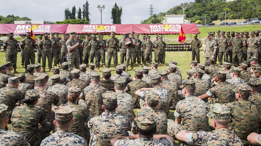 Headquarters Battalion, 3d Marine Division Drill Competition