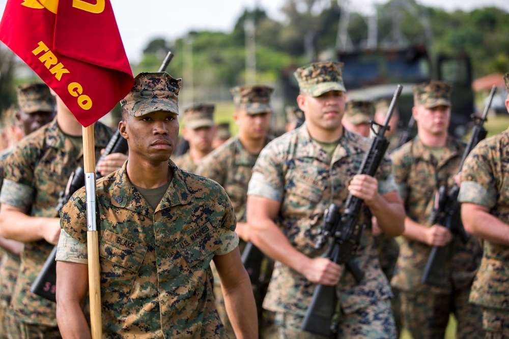 Headquarters Battalion, 3d Marine Division Drill Competition