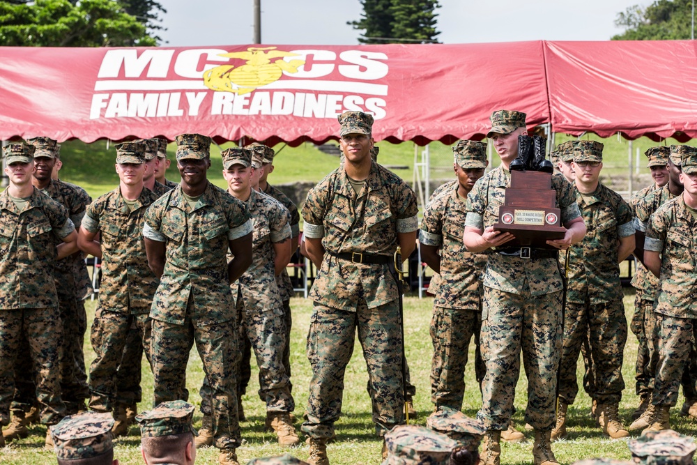 Headquarters Battalion, 3d Marine Division Drill Competition